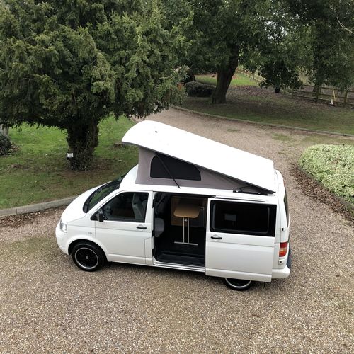 VW Transporter T5 Camper Van 2 Berth T28 102 1.9TDi SWB 12/2007 57reg White