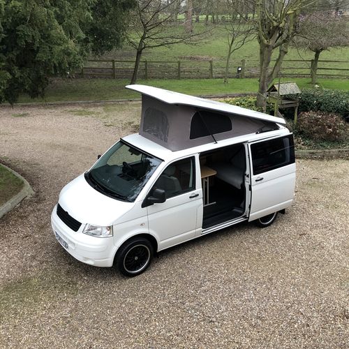 VW Transporter T5 Camper Van 2 Berth T28 102 1.9TDi SWB 12/2007 57reg White