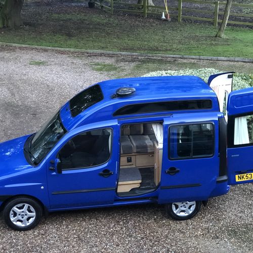 2003 (53)reg Fiat Doblo Camper Van - 1.9 JTD Diesel - Lovely Unusual Conversion