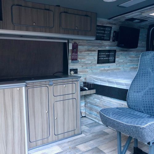 2008 Ford Transit Camper Van 2 Berth Fixed Bed 2.4TDCi 6 speed LWB - Superb Spec