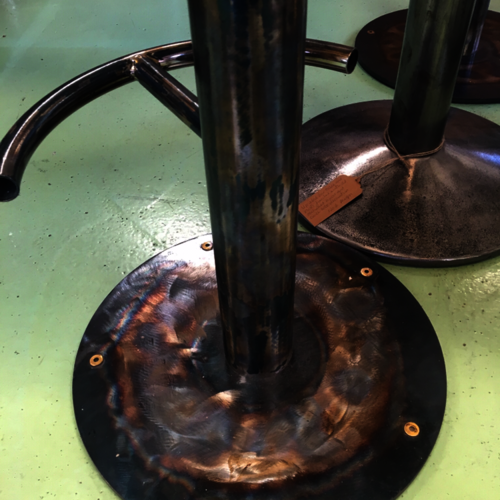 Industrial rustic bar/kitchen table and 2 stools