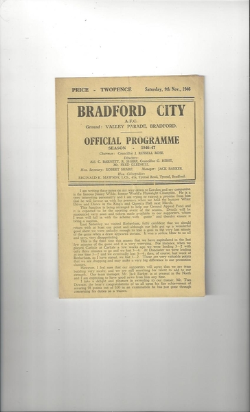Latest News at Bobs Football Programmes
