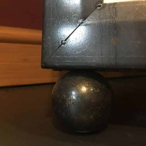 Industrial chic floor standing mirror, very large! Metal frame