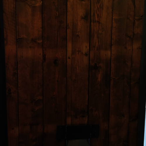 Industrial chic floor standing mirror, very large! Metal frame