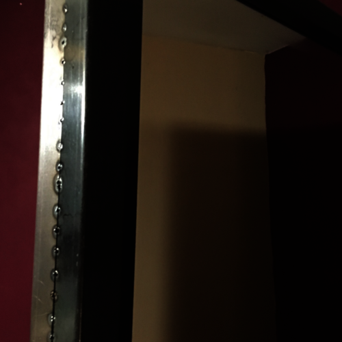 Industrial chic floor standing mirror, very large! Metal frame