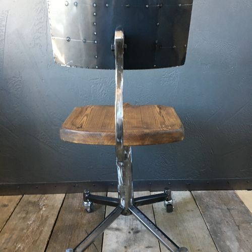 Industrial style office chair