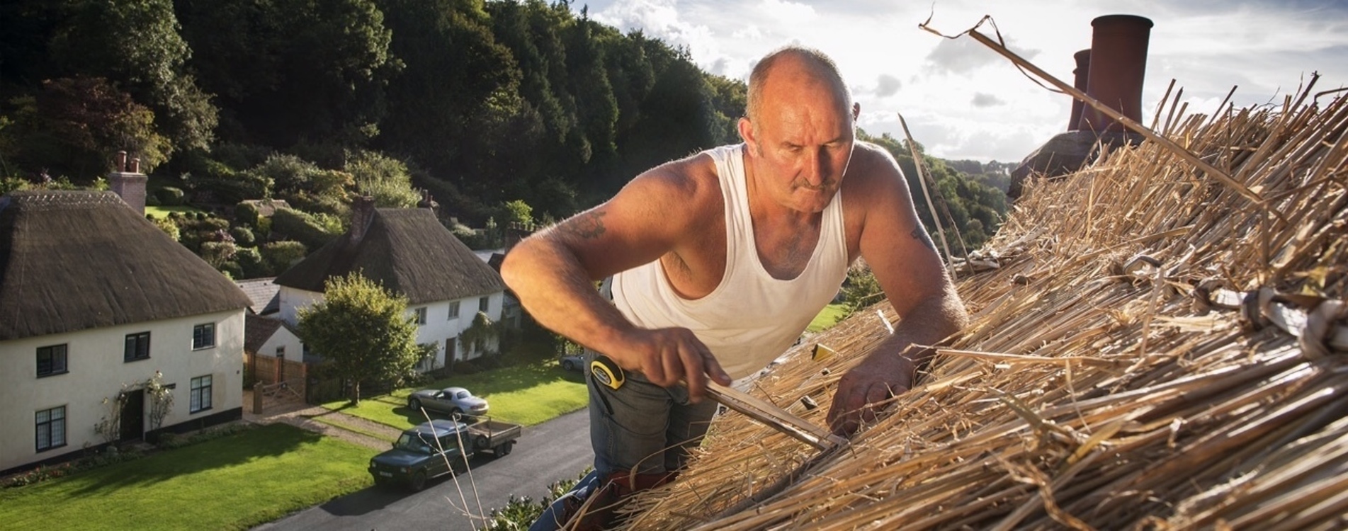 Thatcher in Dorset, Master Thatcher in Dorset, Thatch repairs Dorset