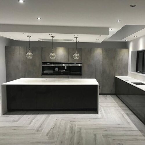 Silestone white quartz worktop