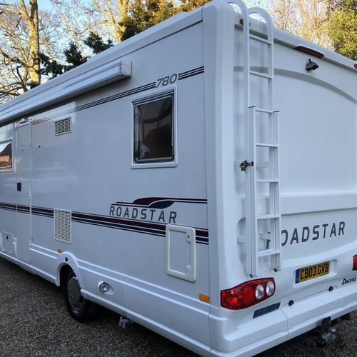 Lunar Roadstar 780 Motorhome 4 Berth Fixed Bed 34151 Miles 03 Fiat Ducato 2.8JTD