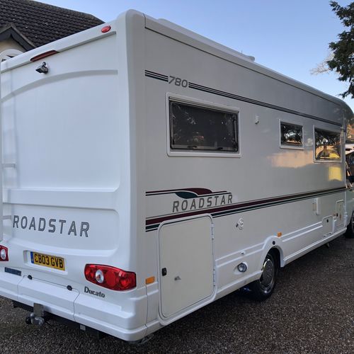 Lunar Roadstar 780 Motorhome 4 Berth Fixed Bed 34151 Miles 03 Fiat Ducato 2.8JTD