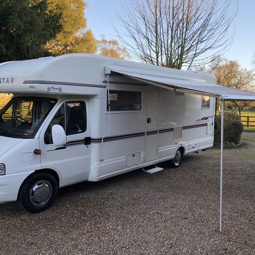 Lunar Roadstar 780 Motorhome 4 Berth Fixed Bed 34151 Miles 03 Fiat Ducato 2.8JTD
