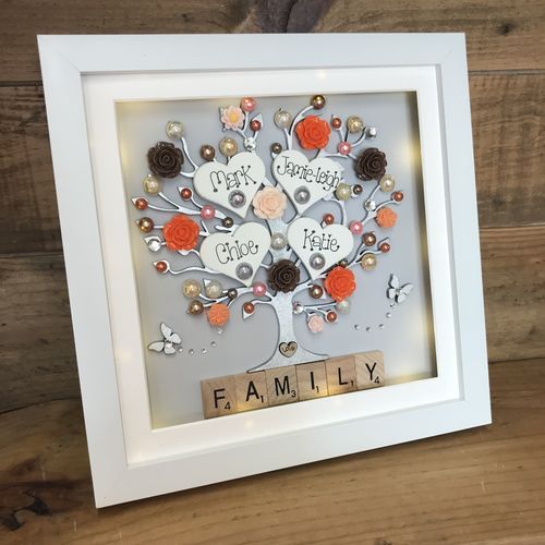 “ floral friends “ tree frame
