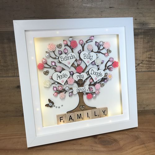 “ floral friends “ tree frame
