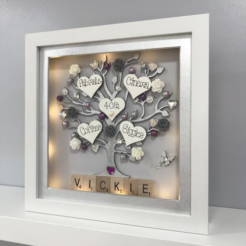 “ floral friends “ tree frame