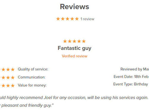 Testimonials | Joel Bentley | Mentalist &amp; Magician