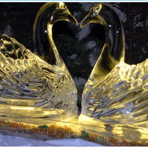 Large Swans or 2 x Swans to make the Heart