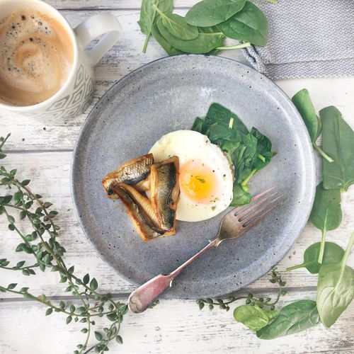 Spinach, Kippers and Eggs