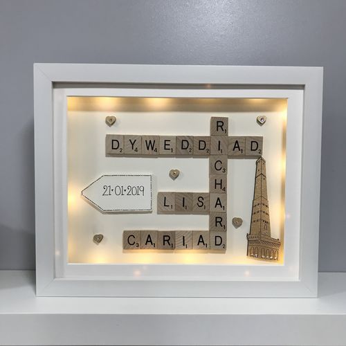 Engaged in Paris frame