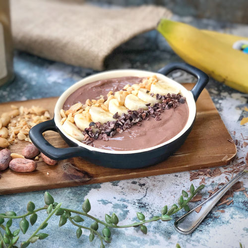 Chocolate and Peanut Butter Smoothie Bowl