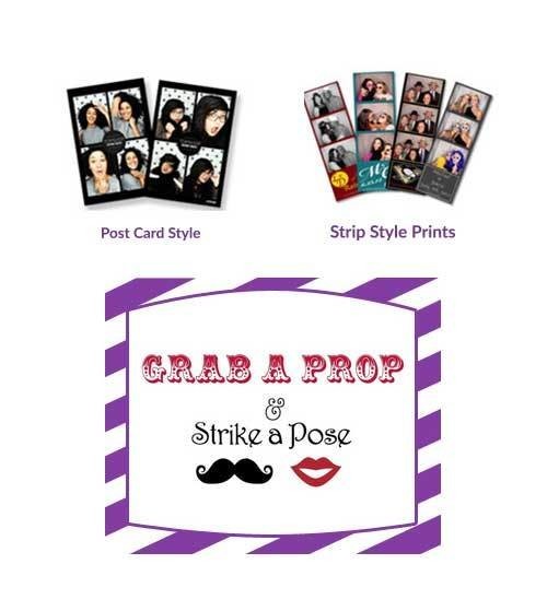 Grab  a Prop and strike a pose for the photo booth
