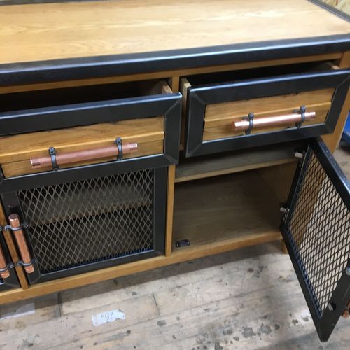 Upcycled "Nashed up" sideboard