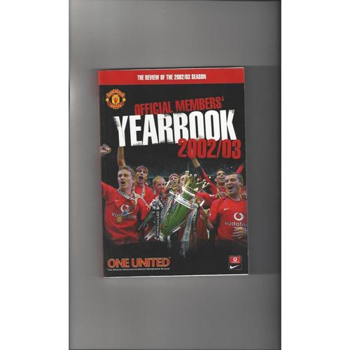 Manchester United Official Members Football Yearbook 2002/03