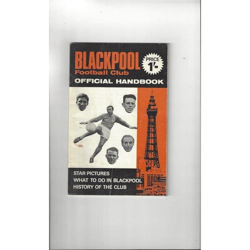 Blackpool Official Football Handbook 1969