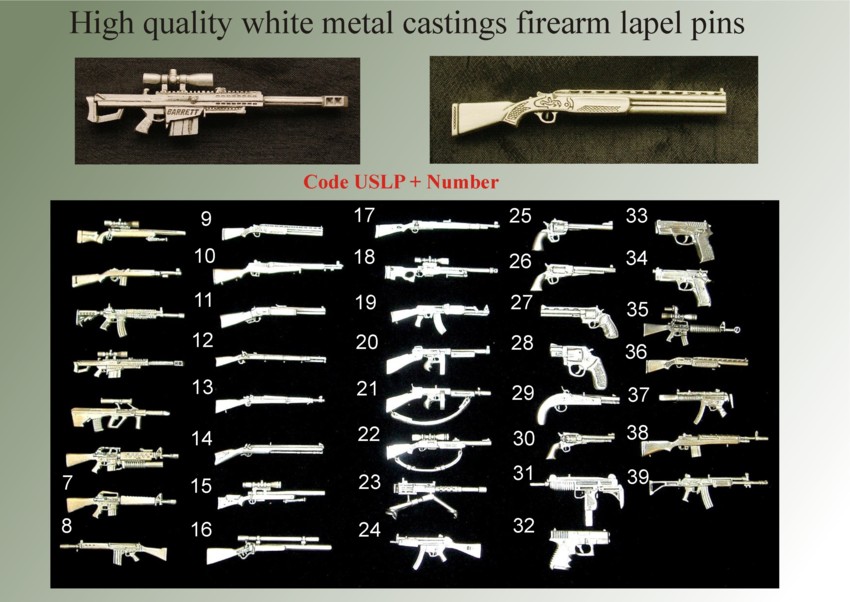 American High definition lapel pins