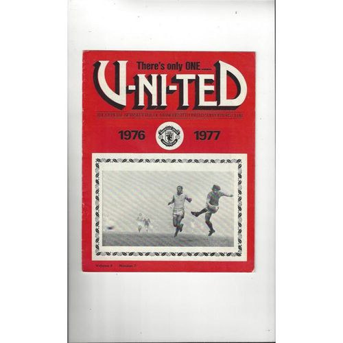 Manchester United There's only one United Official Newsletter Vol 8 No 2 1976/77