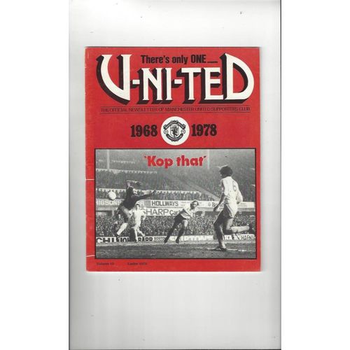 Manchester United There's only one United Official Newsletter Vol 10 Easter 1979