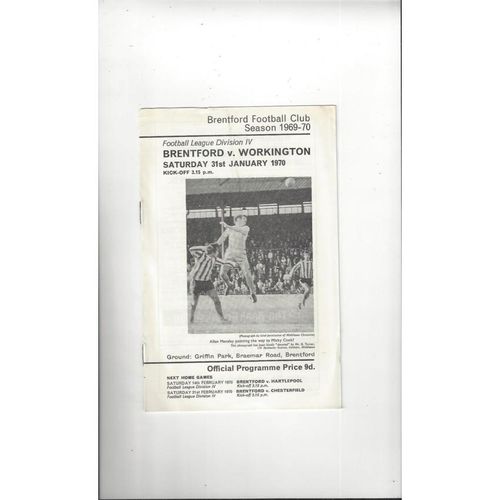 Workington Away Football Programmes