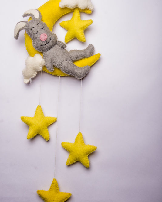 Bunny On Moon Mobile