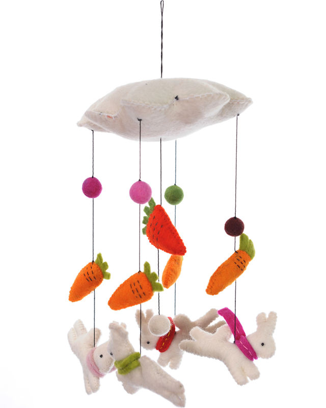 Bunny With Carrot Mobile