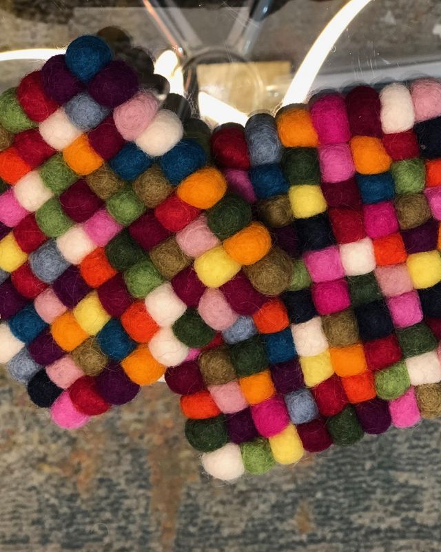 Multicoloured Square Coaster