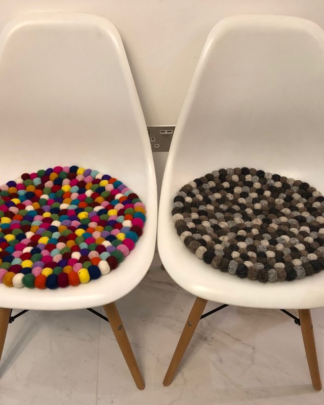 40cm Grey Pebble Mat/Rugs