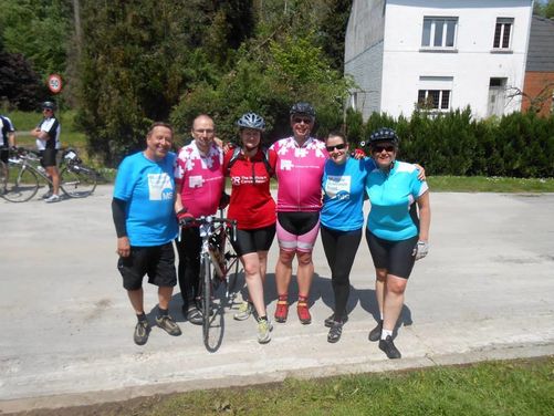 Cancer Research, London to Brussels Bike Ride