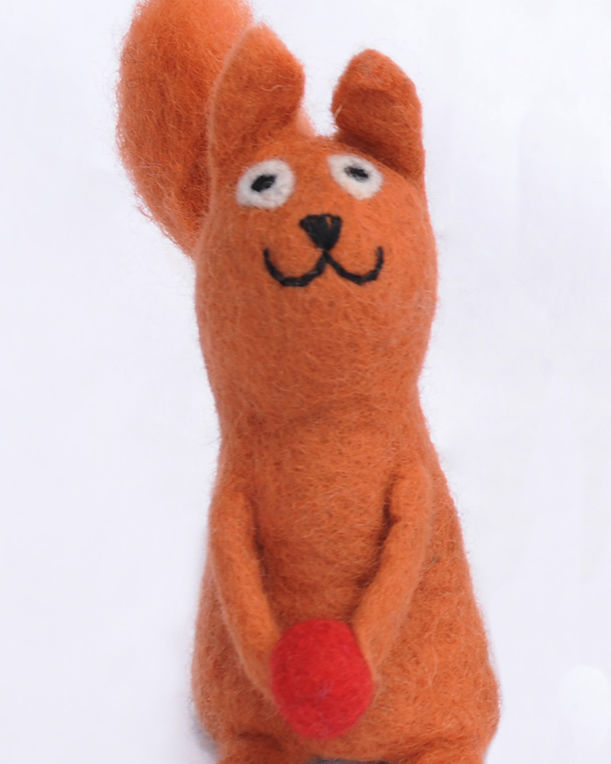 SQUIRREL EGG WARMER/ BOTTLE DECO