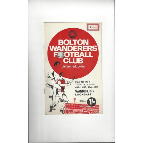 Bolton Wanderers Home Football Programmes