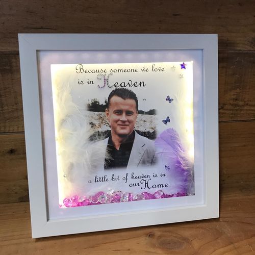 Because someone we love is in heaven Photo frame