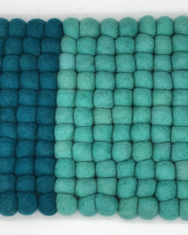 Turquoise Rectangle Hotpad/Trivet