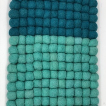 Turquoise Rectangle Hotpad/Trivet
