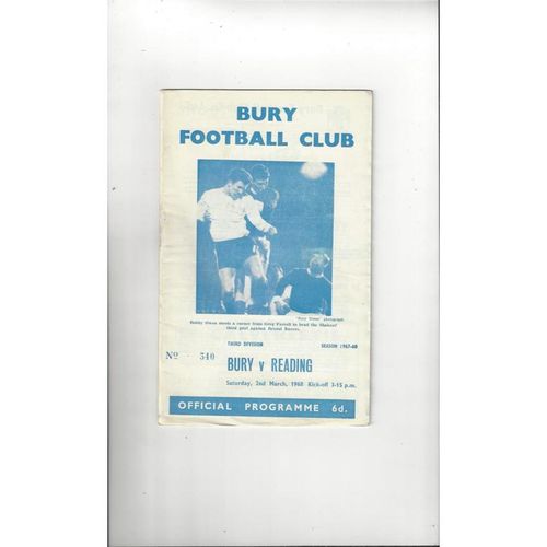 Reading Away Football Programmes