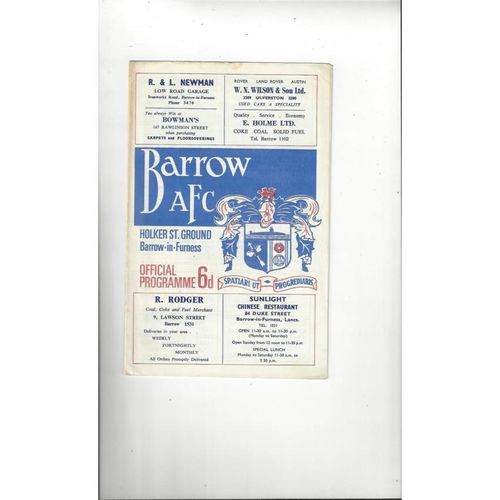 Lancashire Senior Cup Football Programmes All Rounds