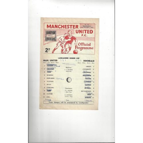Lancashire Senior Cup Football Programmes All Rounds