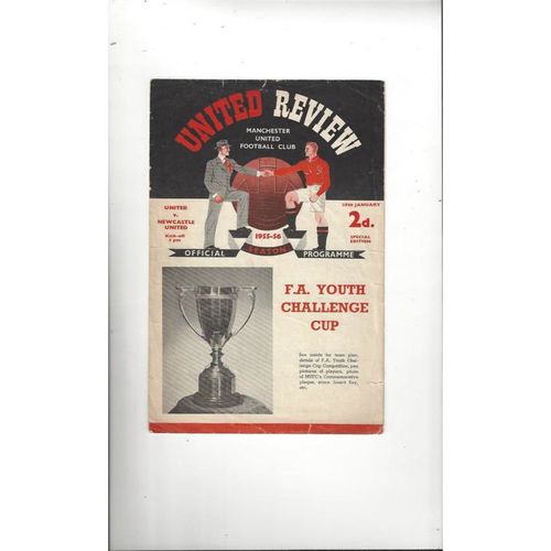 FA Youth Cup Football Programmes