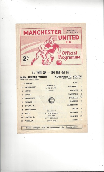 Latest Football Programmes Listed today