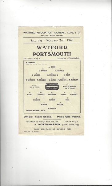 More Football Programmes listed today