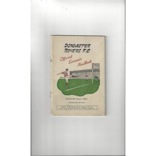 Doncaster Rovers Official Football Handbook 1946/47