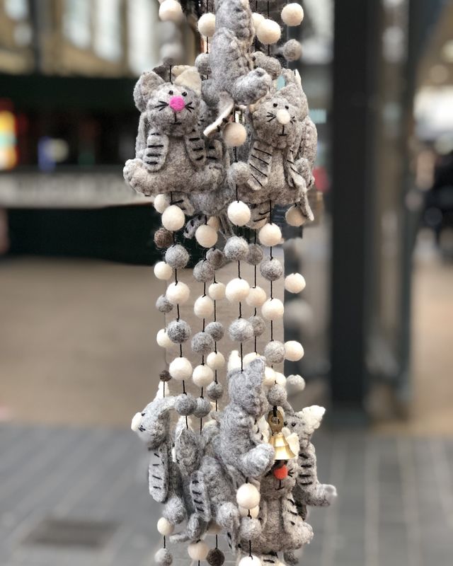 Grey Cat Garland