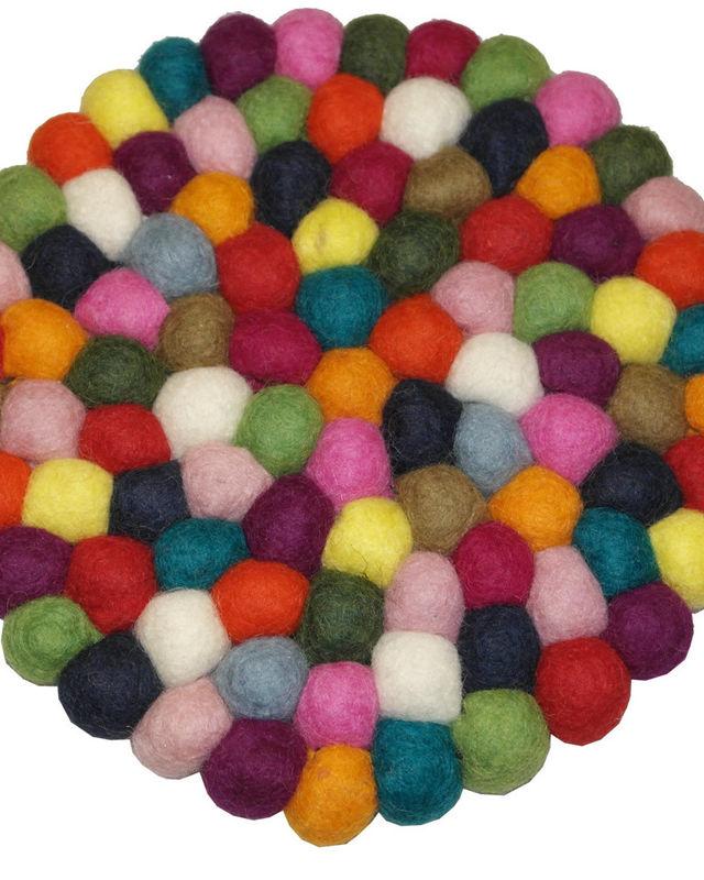 Multicolour Round Hotpad/Trivet